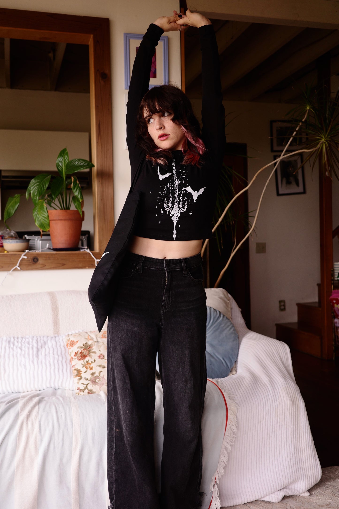 Baby Tee Bat Sword Longsleeve Tee