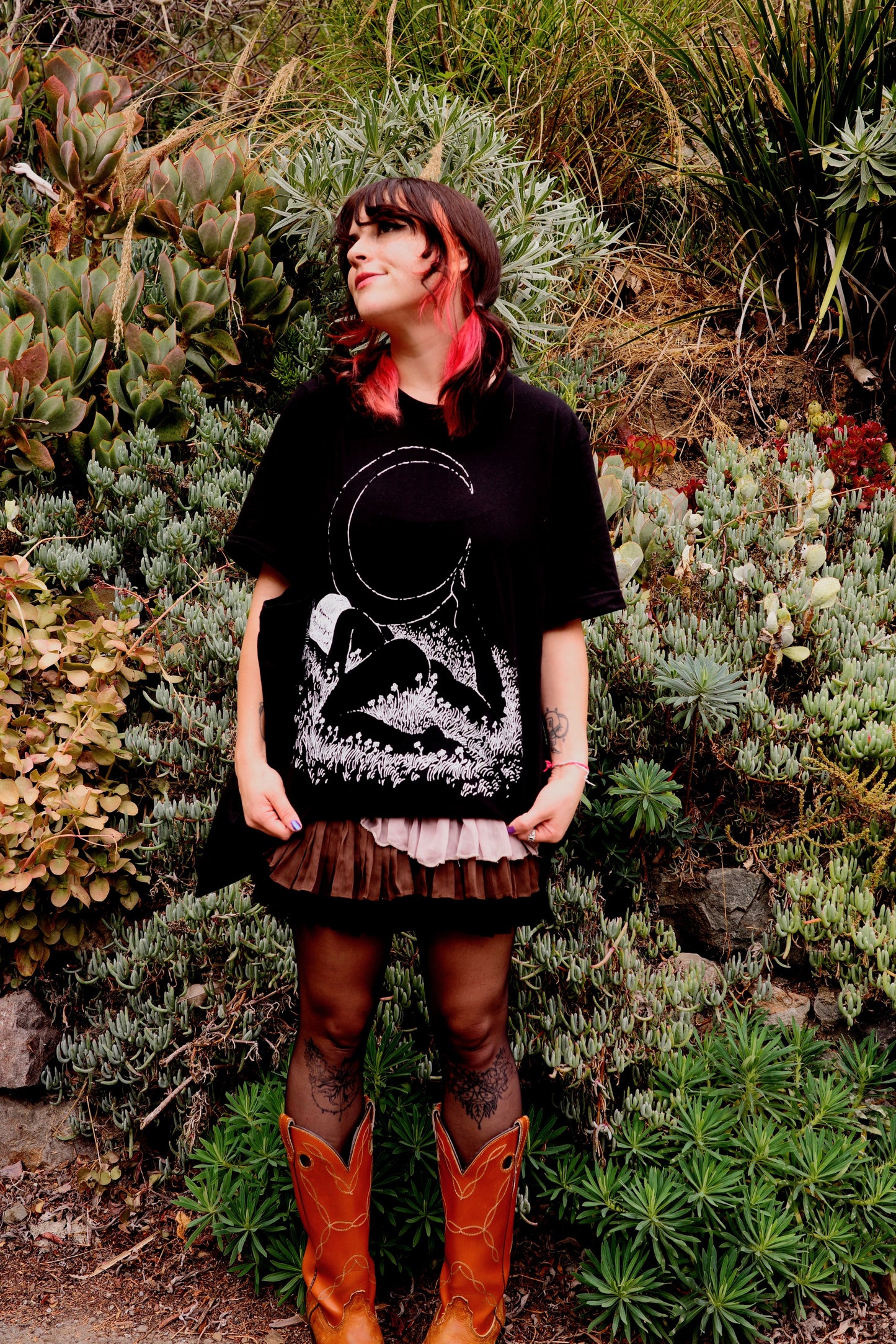 ! Two Color Options ! Moon Girl Tee