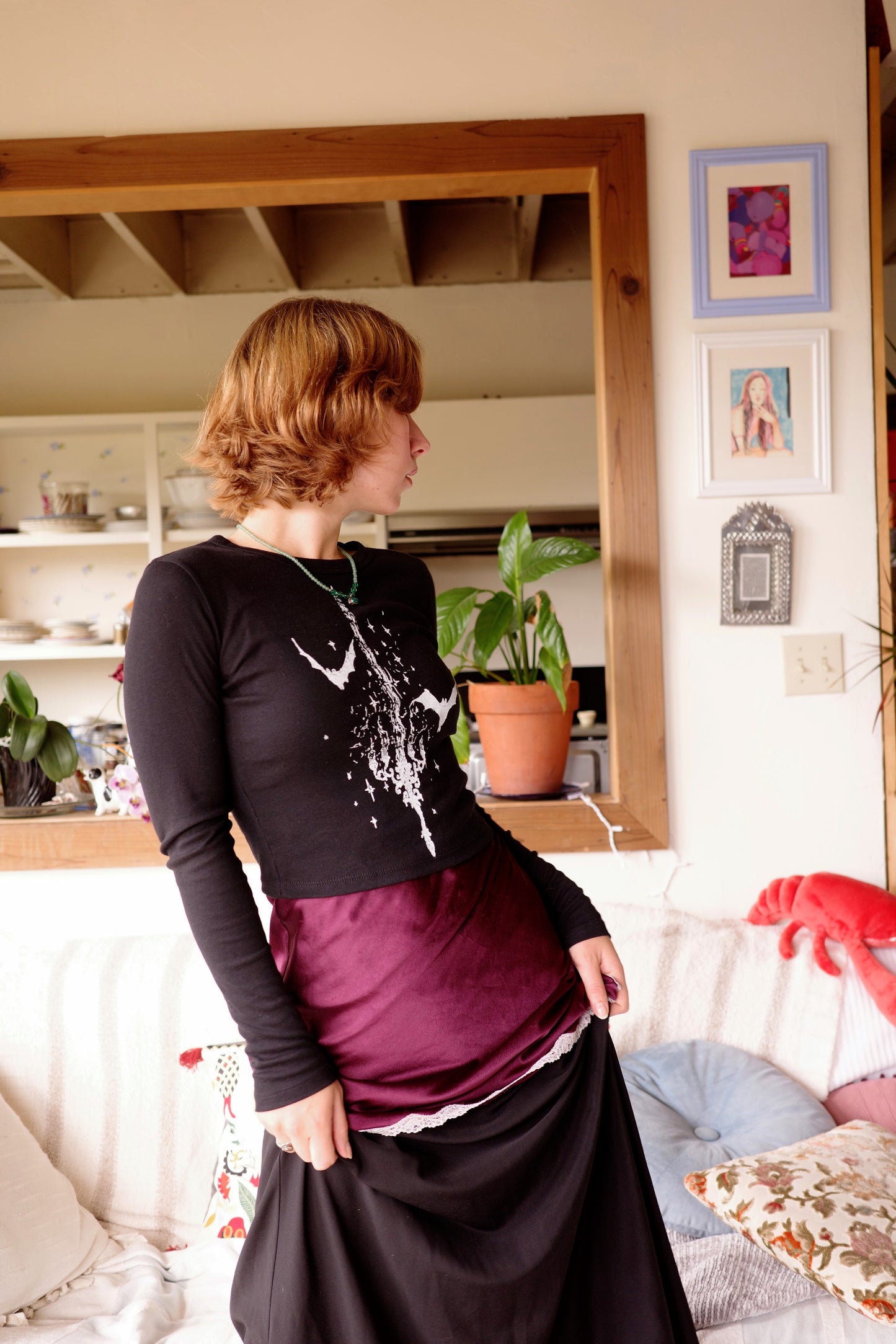 Baby Tee Bat Sword Longsleeve Tee