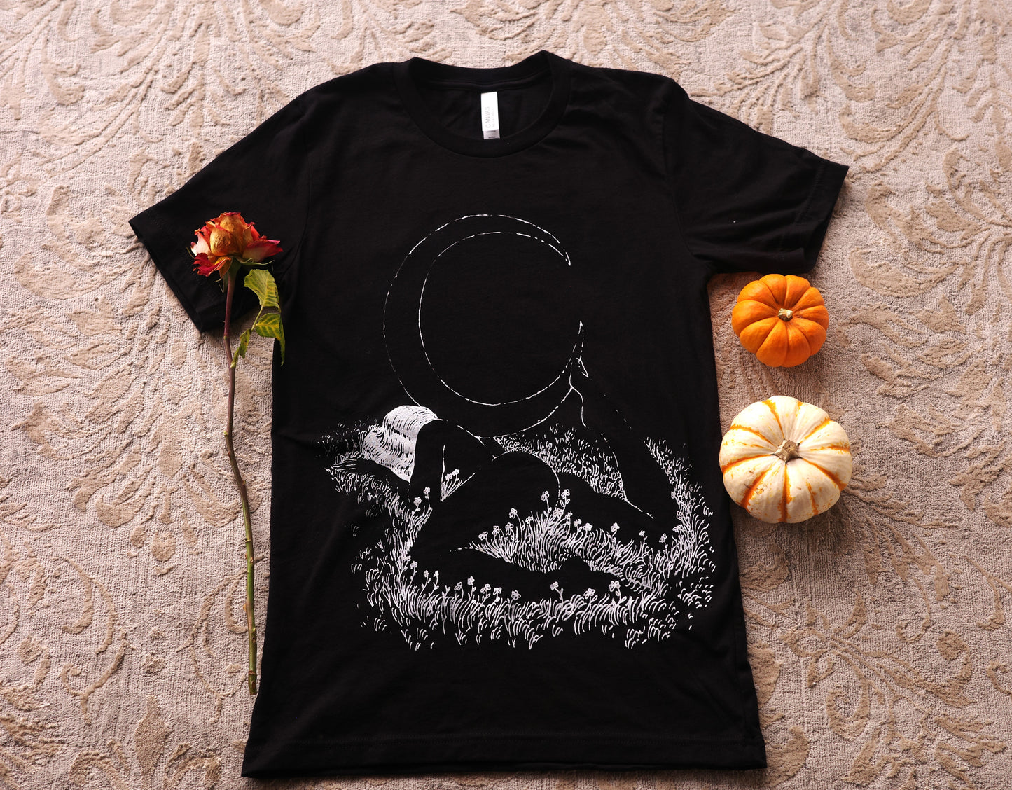 ! Two Color Options ! Moon Girl Tee