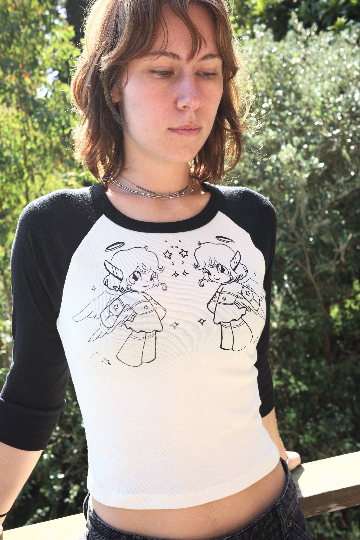 Baseball Tee Robo Angel