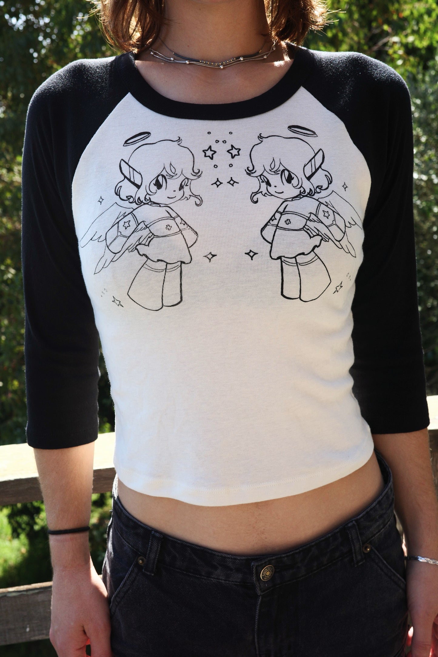Baseball Tee Robo Angel
