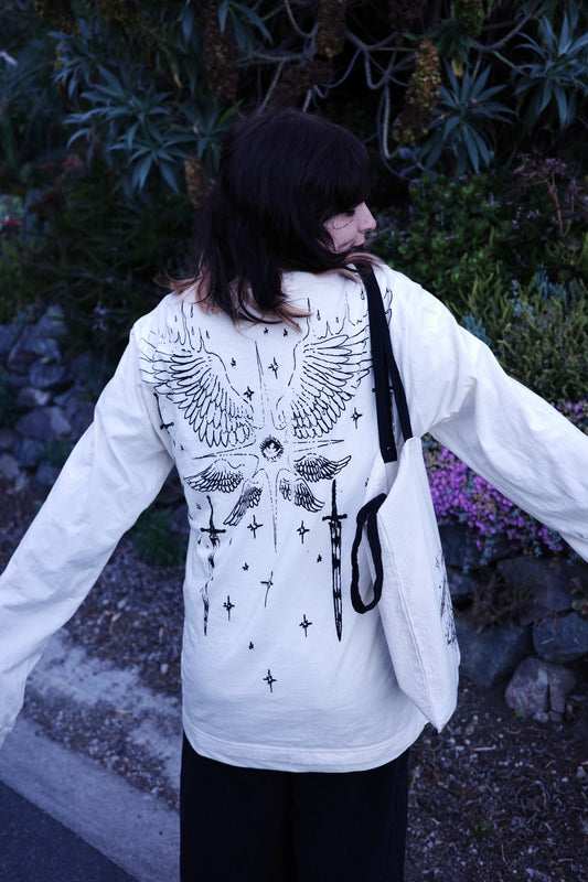 Long Sleeve Seraph Back With Angel Eye Front