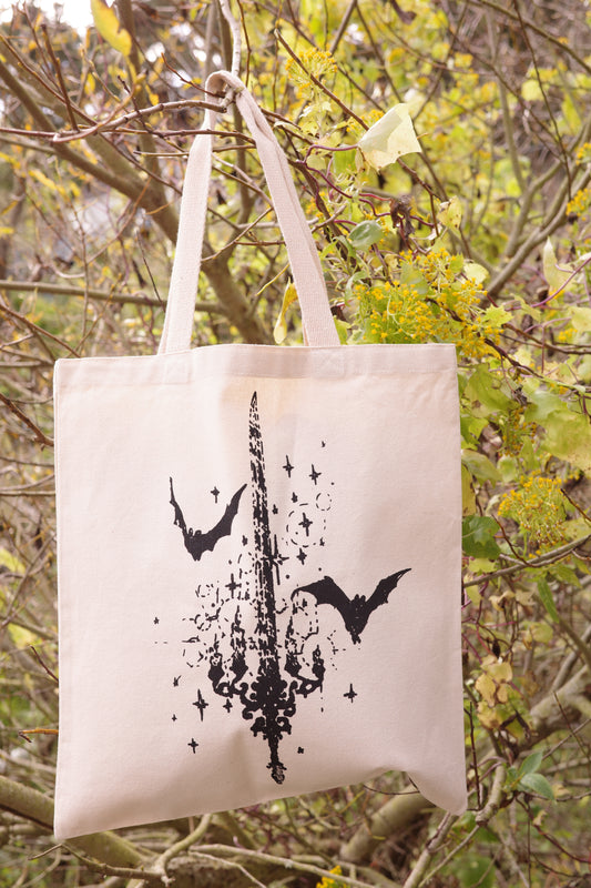 Tote Bat Sword white