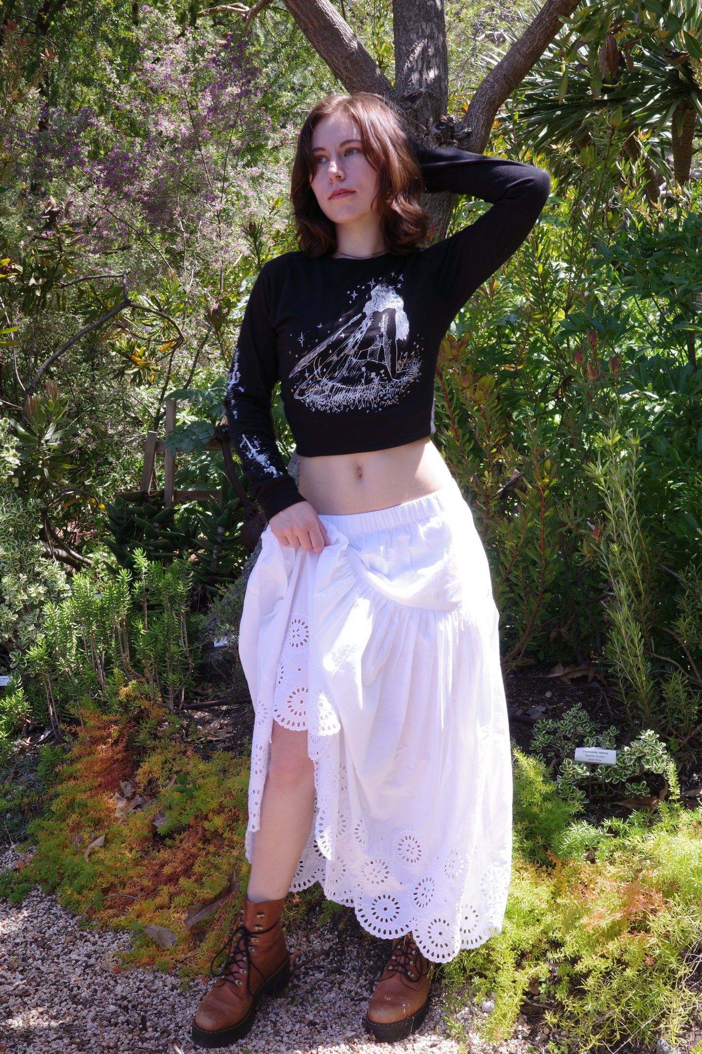 Fae de manga larga con brazos de espada