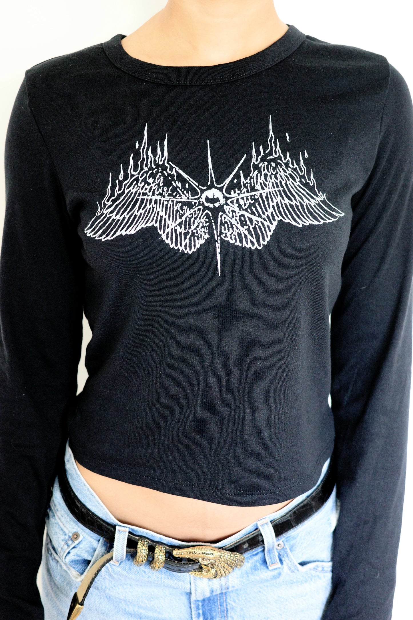 Angel Eye Longsleeve Baby Tee