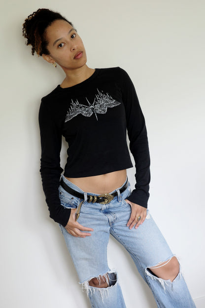 Angel Eye Longsleeve Baby Tee